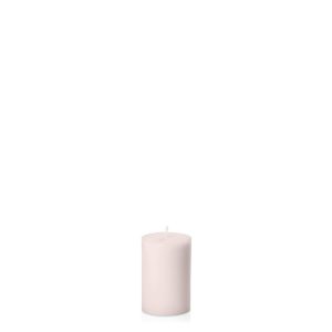 Candles | Antique Pink 5cm x 7.5cm Slim Pillar Candles Antique Pink