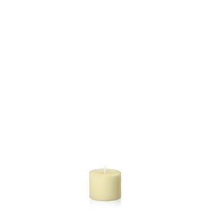 Candles | Buttercream 5cm x 4cm Slim Pillar Candles Buttercream