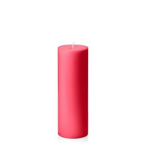 Candles | Carnival Red 7cm x 20cm Pillar Candles Candles