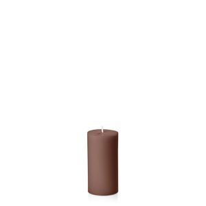 Candles | Chocolate 5cm x 10cm Slim Pillar Candles Candles