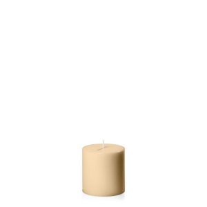 Candles | Gold 7cm x 7cm Pillar Candles Candles