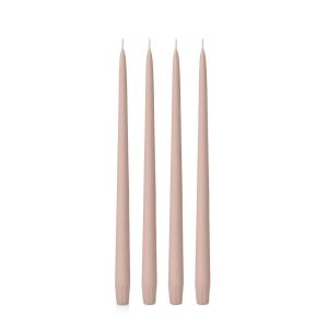 Candles | Heritage Rose 35cm Taper, Pack of 4 Candles Candles