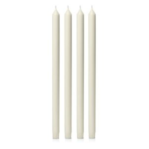 Candles | Ivory 40cm Dinner Candle, Pack of 4 Candles Candles