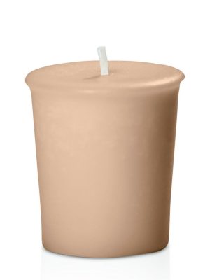 Candles | Latte 4cm x 5cm Votive, Pack of 6 Candles Candles