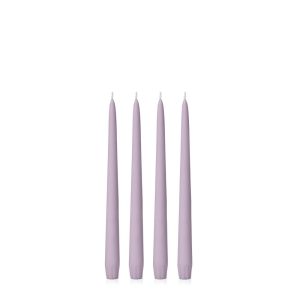 Candles | Lilac 25cm Taper, Pack of 4 Candles Candles