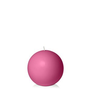 Candles | Magenta 10cm Sphere Candle Ball Candles Candles