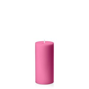 Candles | Magenta 7cm x 15cm Pillar Candles Candles