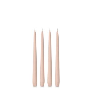 Candles | Nude 25cm Taper, Pack of 4 Candles Candles