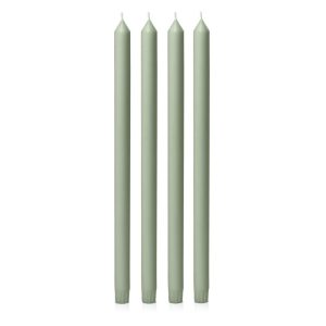 Candles | Pale Eucalypt 40cm Dinner Candle, Pack of 4 Candles Candles