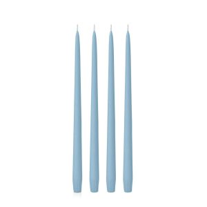 Candles | Pastel Blue 35cm Taper, Pack of 4 Candles Candles