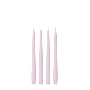 Candles | Pastel Pink 25cm Taper, Pack of 4 Candles Candles