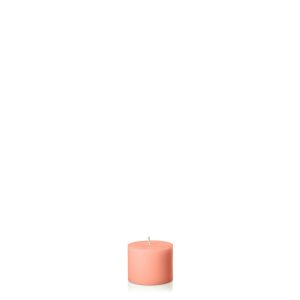 Candles | Peach 5cm x 4cm Slim Pillar Candles Candles