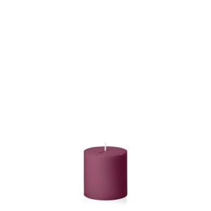 Candles | Plum 7cm x 7cm Pillar Candles Candles