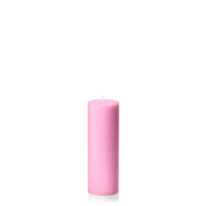 Candles | Rose Pink 5cm x 15cm Slim Pillar Candles Candles