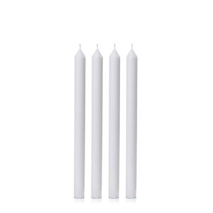 Candles | Silver Grey 30cm Dinner Candle, Pack of 4 Candles Candles