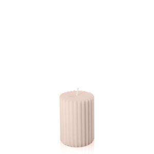 Candles | Vintage Blush 7cm x 10cm Fluted Pillar Candles Candles