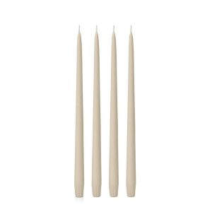 Candles | Sandstone 35cm Taper, Pack of 4 Candles Candles